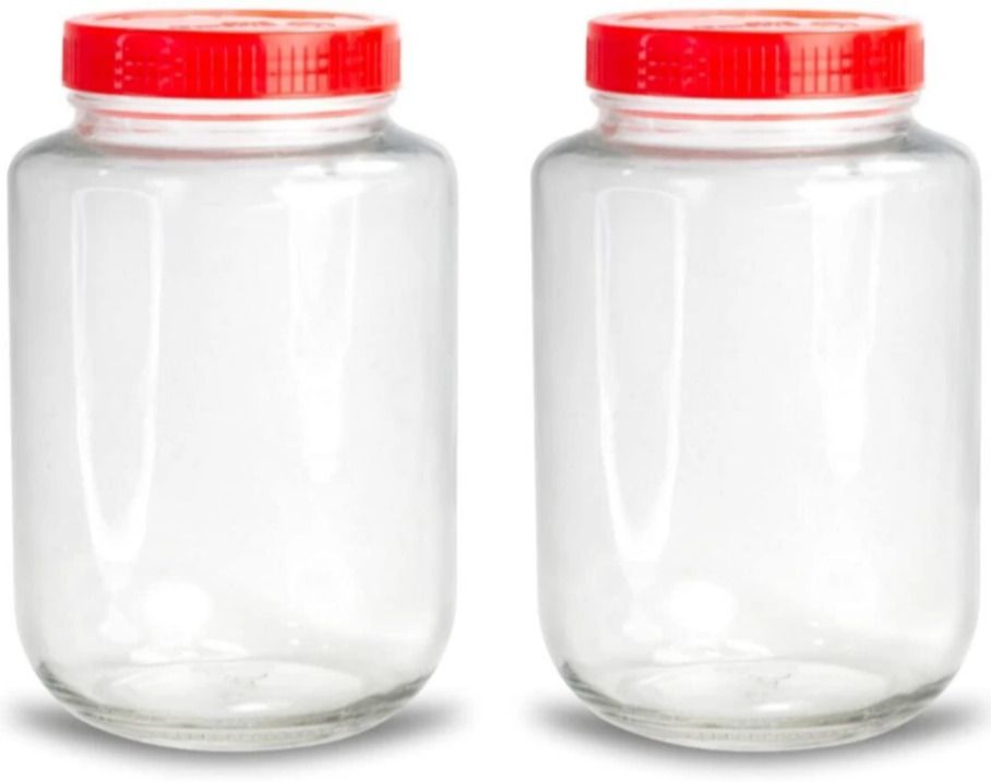 tirth hub Glass Pickle Jar - 2000 ml, 2 kg-picture-45