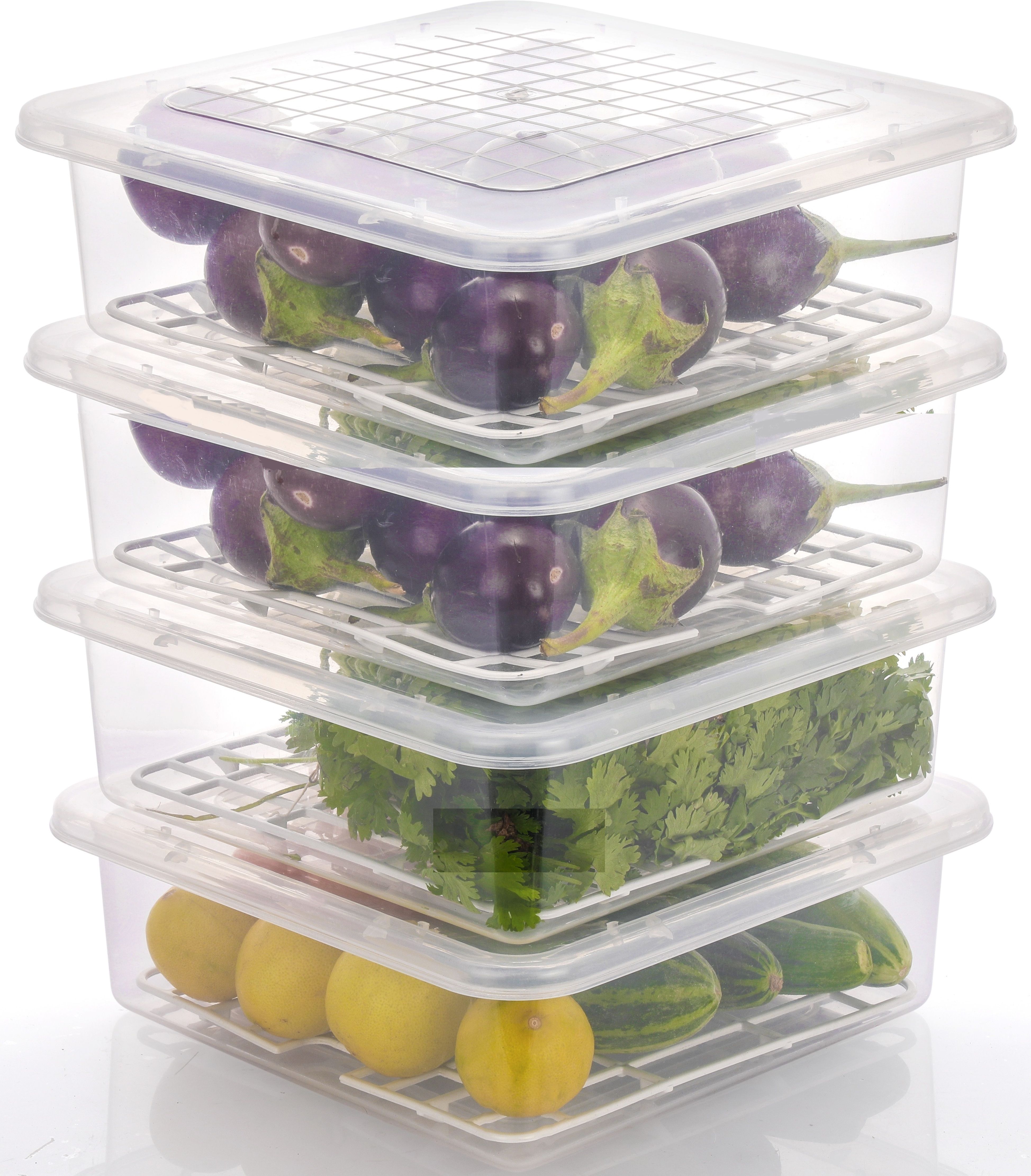 craftbin Plastic Fridge Container - 2400 ml-picture-19