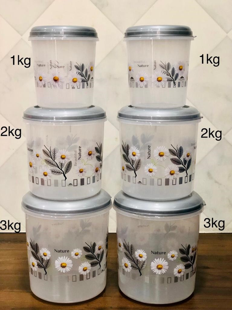 veksin Plastic Grocery Container - 3 L, 2 L, 1 L image 1