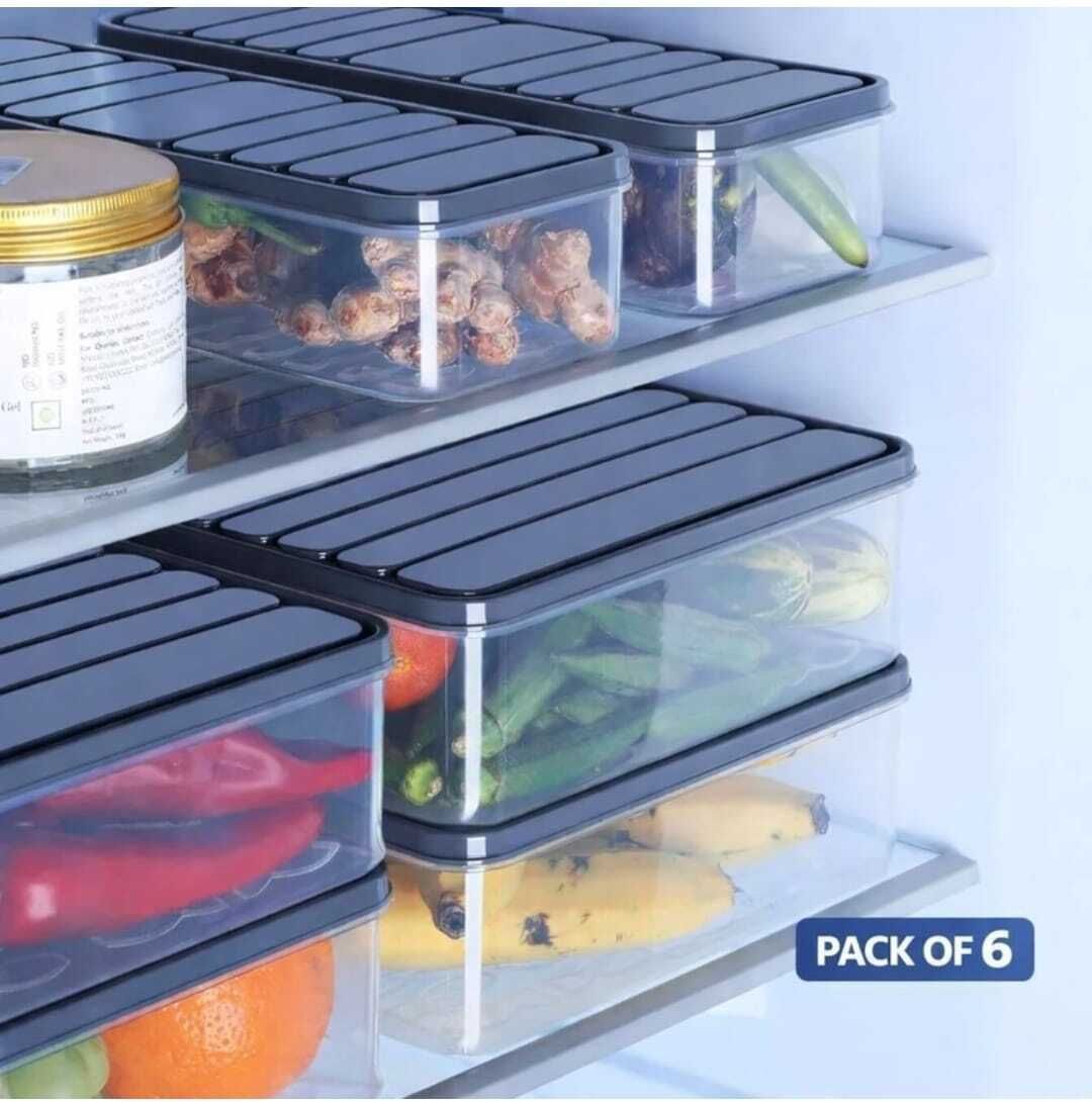 Plastic Fridge Container - 1200 ml-image-2