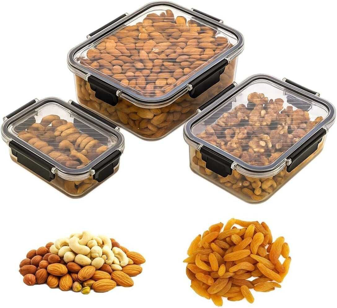 thewomensplanet Plastic Grocery Container - 1200 ml, 800 ml, 300 ml-picture-18
