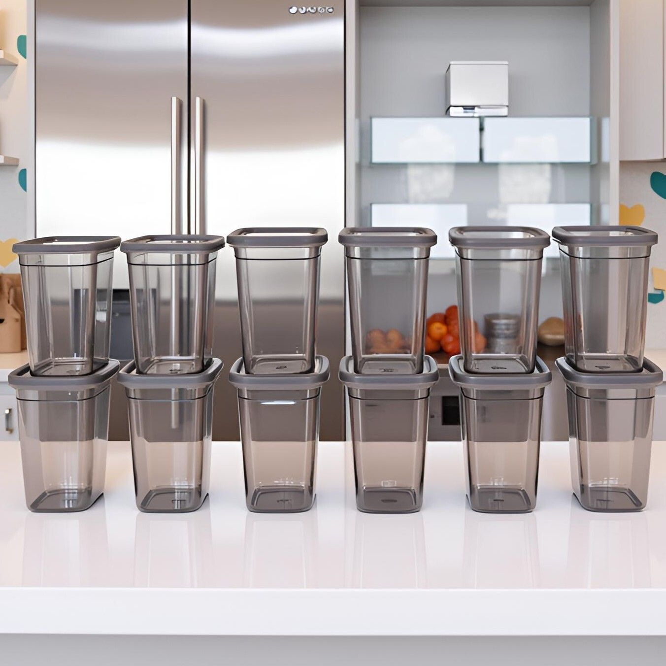 finware Plastic Grocery Container - 1100 ml-picture-18