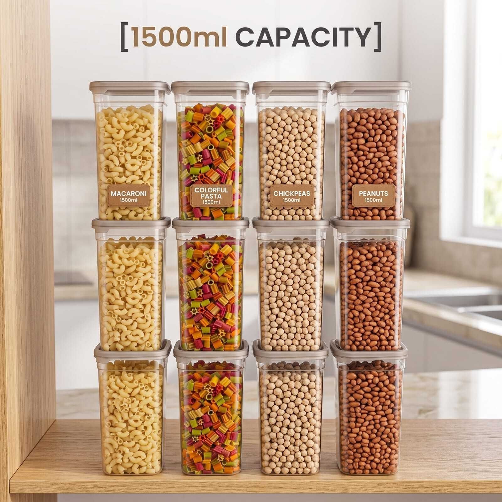 kavira Plastic Grocery Container - 1500 ml-picture-22