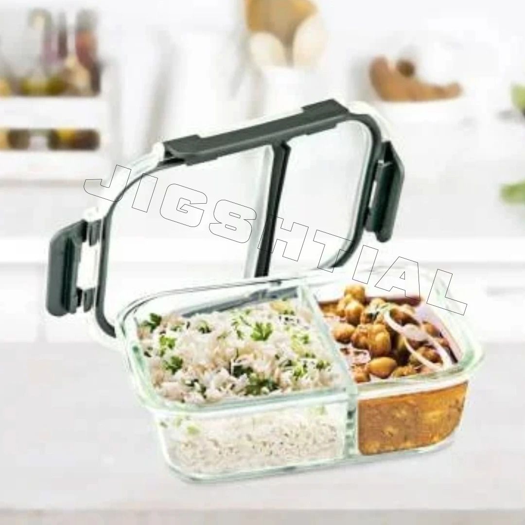 jigshtial Glass Grocery Container - 1000 ml-picture-11