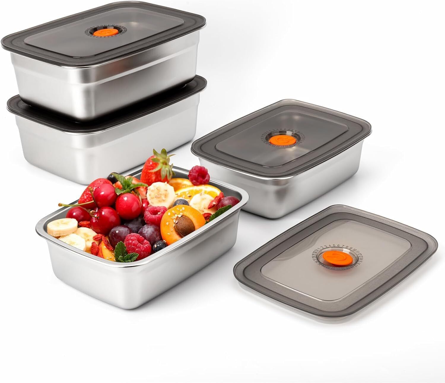 sarpik Stainless Steel Fridge Container - 1500 ml-picture-39