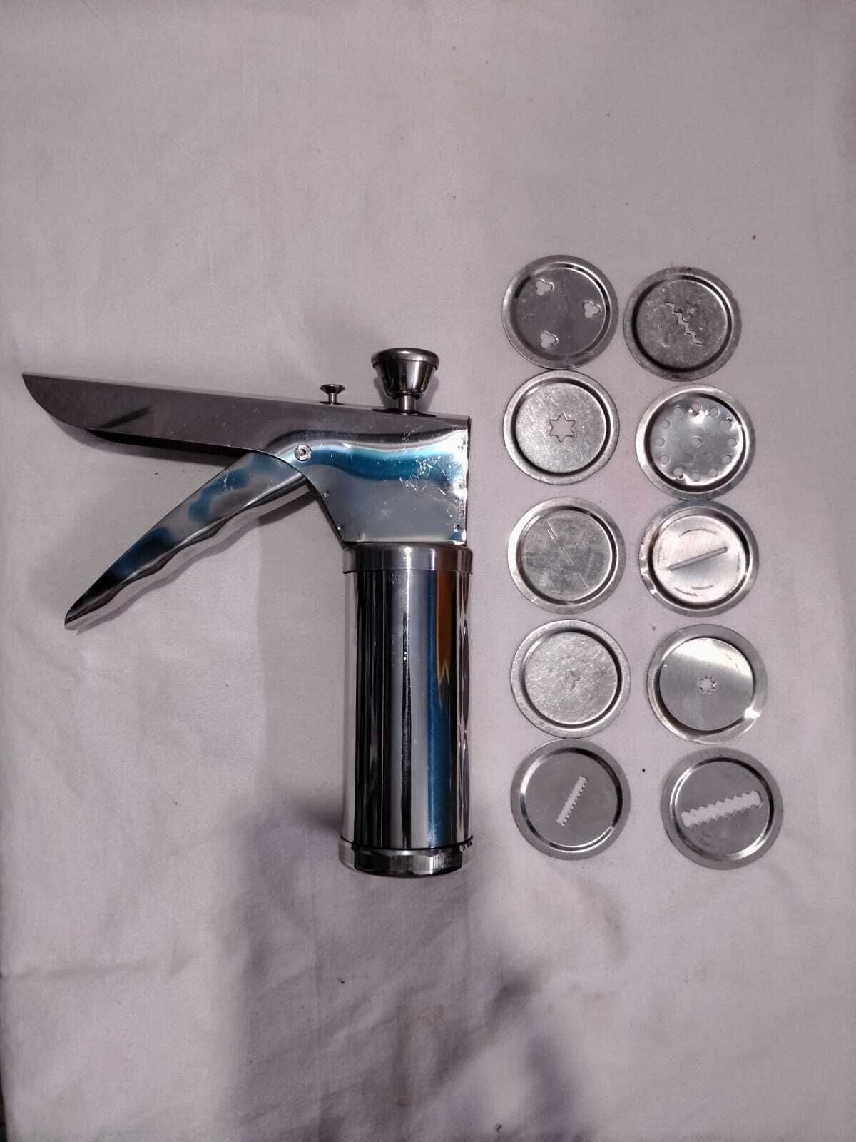 chikki sev kitchen press 001 Cookie & Biscuit Press Pump-picture-11