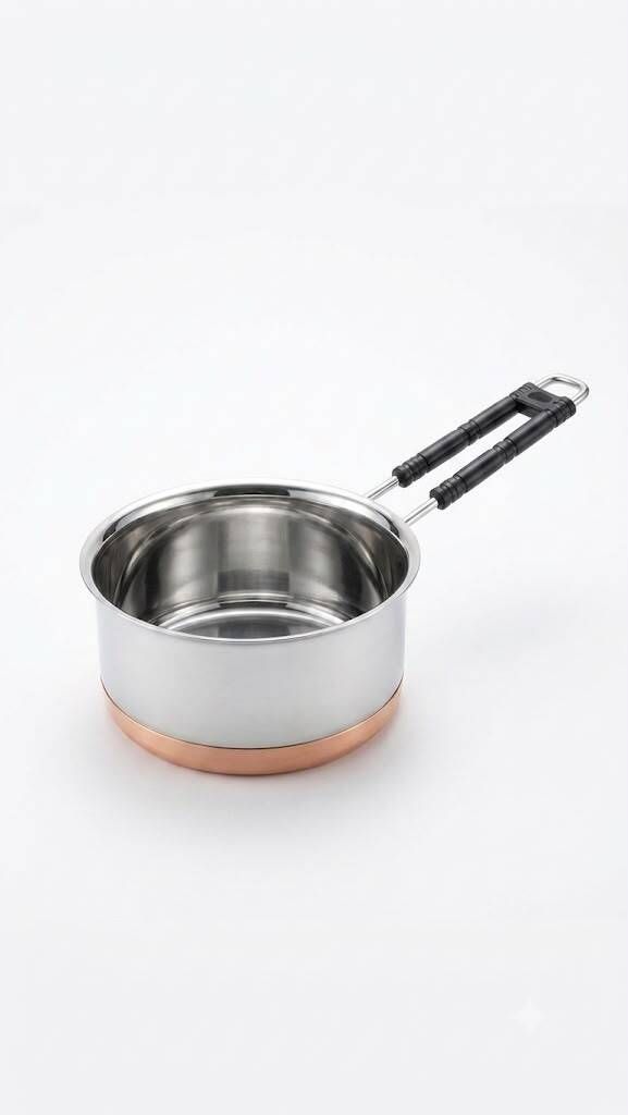 daailysteel Copper bottom ss souse pan 11 NA Pan 34 cm diameter 1.5 L capacity-picture-28