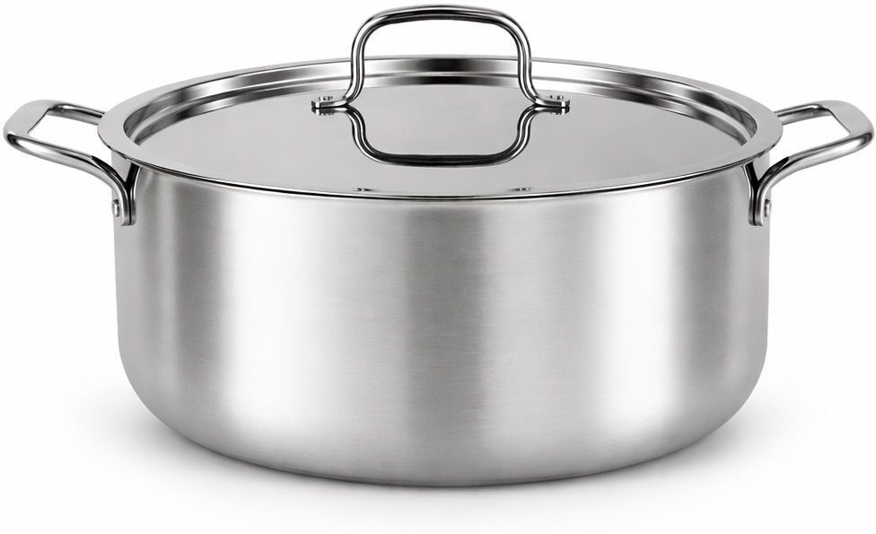 NOVA TRIPIY STAINLESS STEEL CASSEROLE 22CM 4000ML Cook and Serve Casserole-picture-1