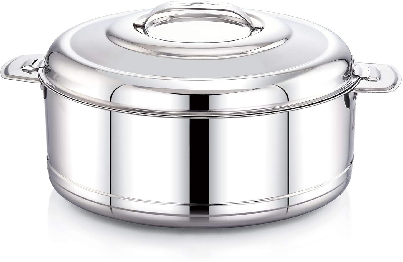 Mithali® Rio Hot & Cold Double Wall Insulated Stainless Steel Casserole2500Ml Serve Casserole-image-20
