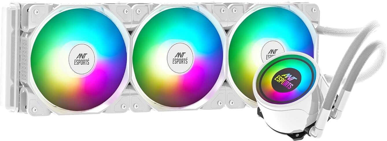 Ant Esports ICE-360 ARGB White Liquid Cooling Cabinet Cooler-image-12