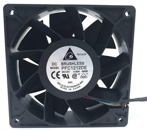 Electronic Spices PFC1212DE High Speed Square Fan 120x120x38MM, 12V 4.80Amp (Back) Fan with Heat Sinks All in one Cooler-image-45