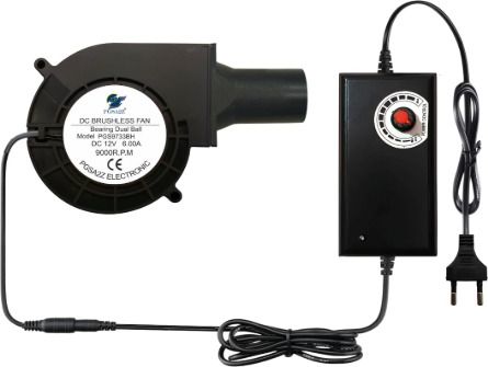 PGSA2Z Fan Blower - 12V DC, 6.00A, 9000RPM Variable Speed Controller Wooden Stove Cooling Fan Cabinet Cooler-image-19