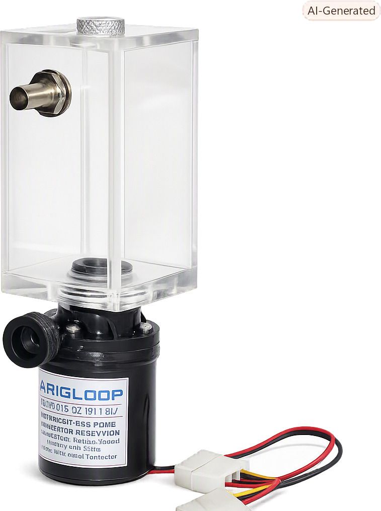 Rigloop Gaming PC Water Cooling Reservoir and Pump Combo I Intel - AMD Sockets Universal Liquid Cooling Processor Cooler-image-38