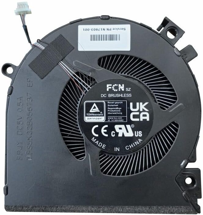 Sparewave CPU/GPU Cooling Fan Compatible for Victus 15-FA 15-FB 15FA 15FB Replacement Cooling Fan Laptop Cooler-image-33