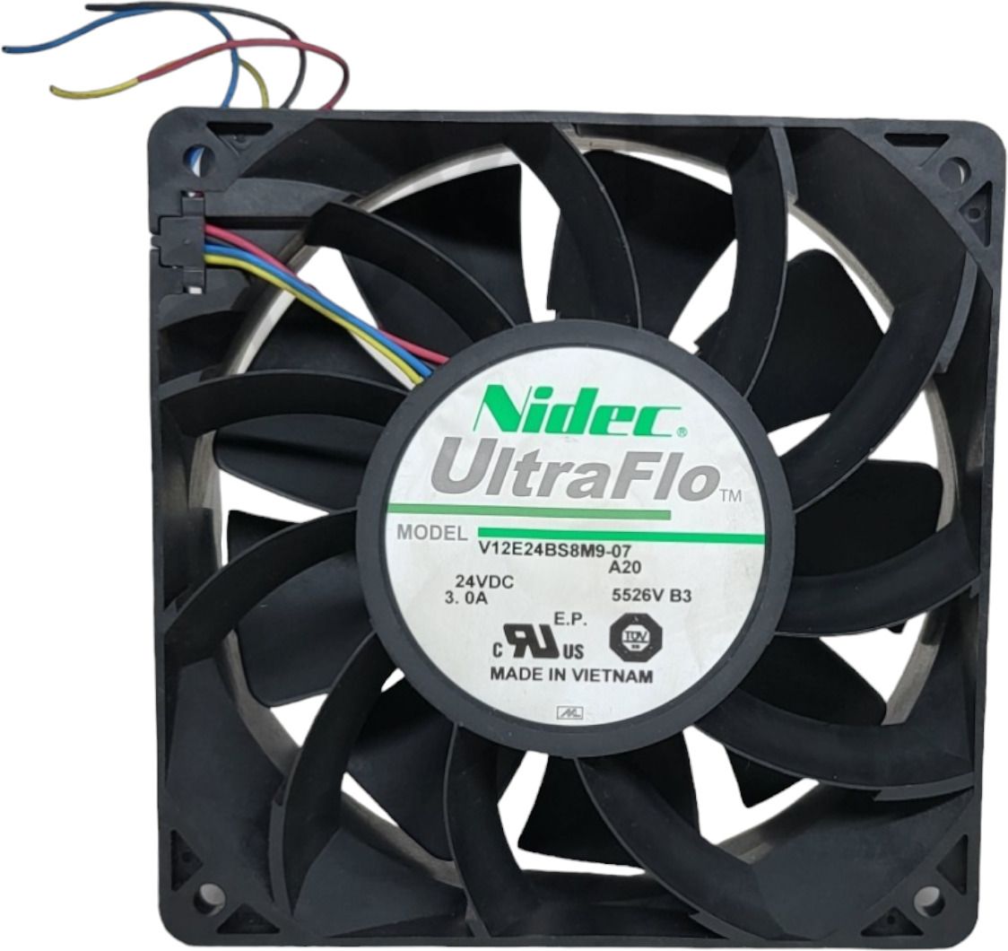 Nidec BLACK AIR V12E24BS8M9 24VDC 3AMPS 8000 RPM 4 WIRES HIGH SPEED SERVER COOLING FAN Cooler-image-47