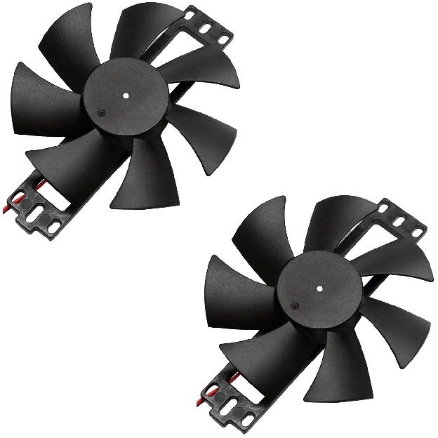 SG Flash PACK OF 2 18V Plastic Blade Cooling Fan for Induction Cooker Black Cooler-image-5
