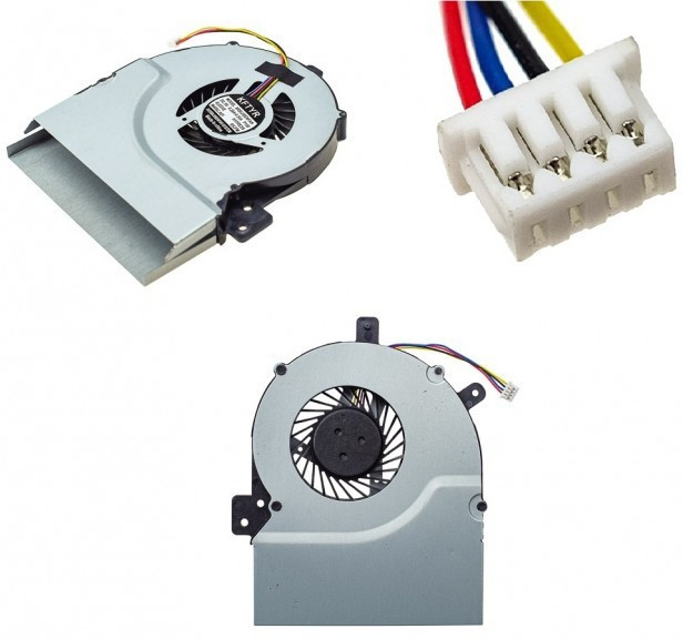FYONLI Laptop CPU Cooling Fan for Asus K55, K55VD, A55, U57 Series Thick 13mm Cooler image 1