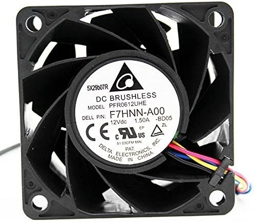 Enormity Delta PFR0612UHE Axial Fan 12V=1.50A DC Brushless Air Cooling Fan 60*38mm 4-Wire Fan with Heat Sinks All in one Cooler-image-7
