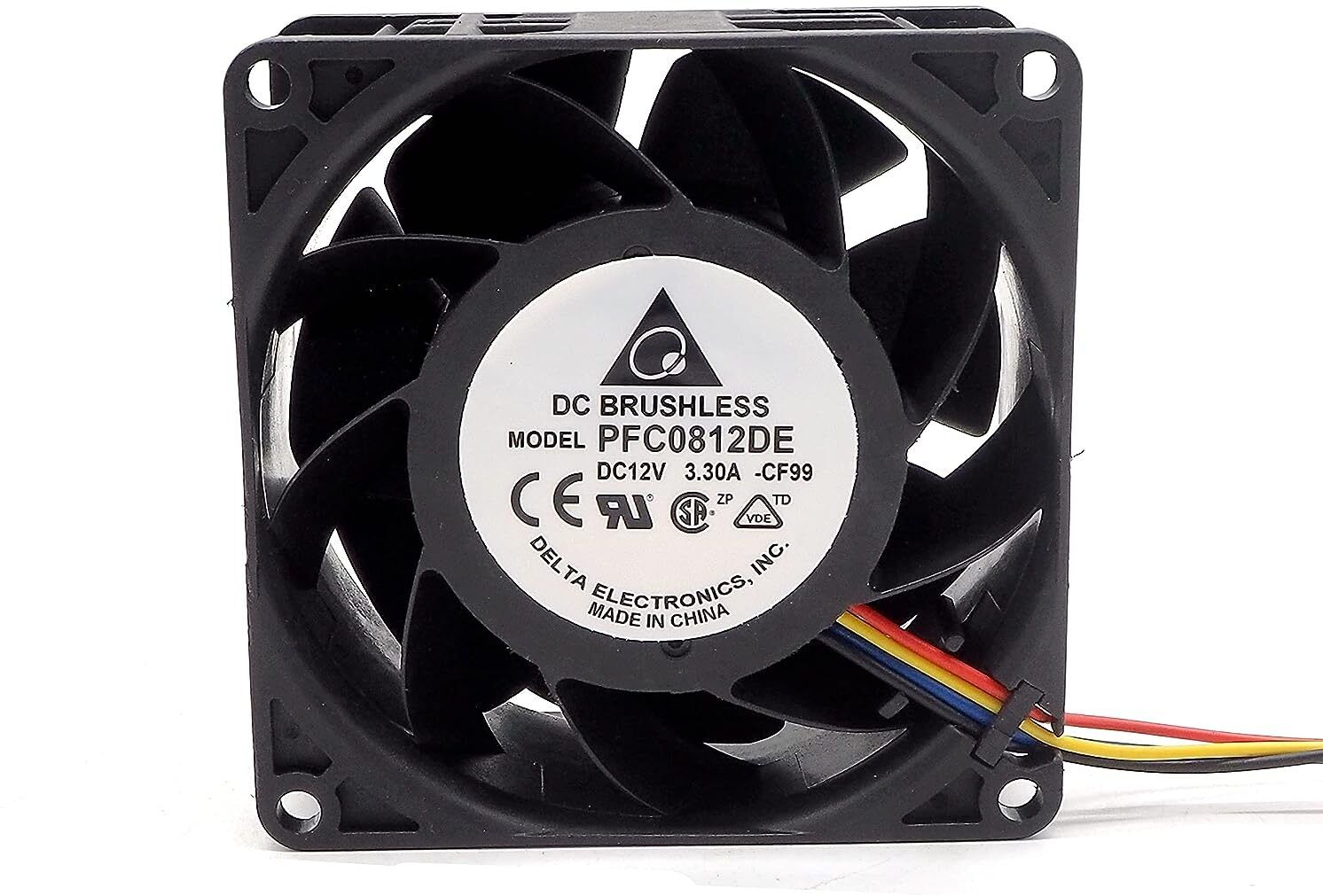 Electronic Spices Delta PFC0812DE 8038 12v 3.30a carrying cooling fan violence Delta 80*80*38mm Fan with Heat Sinks All in one Cooler-image-37