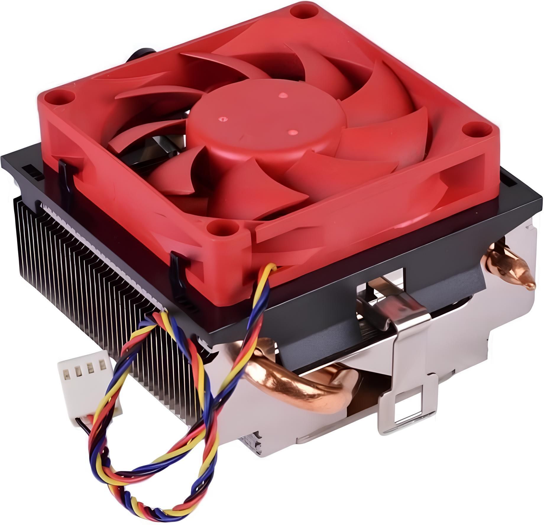 ELECTRO WOLF Aluminum 4-Pin PWM 70mm 3500 RPM Fan Pre-Applied Thermal Paste for AMD Socket Fan with Heat Sinks Processor Cooler-image-35