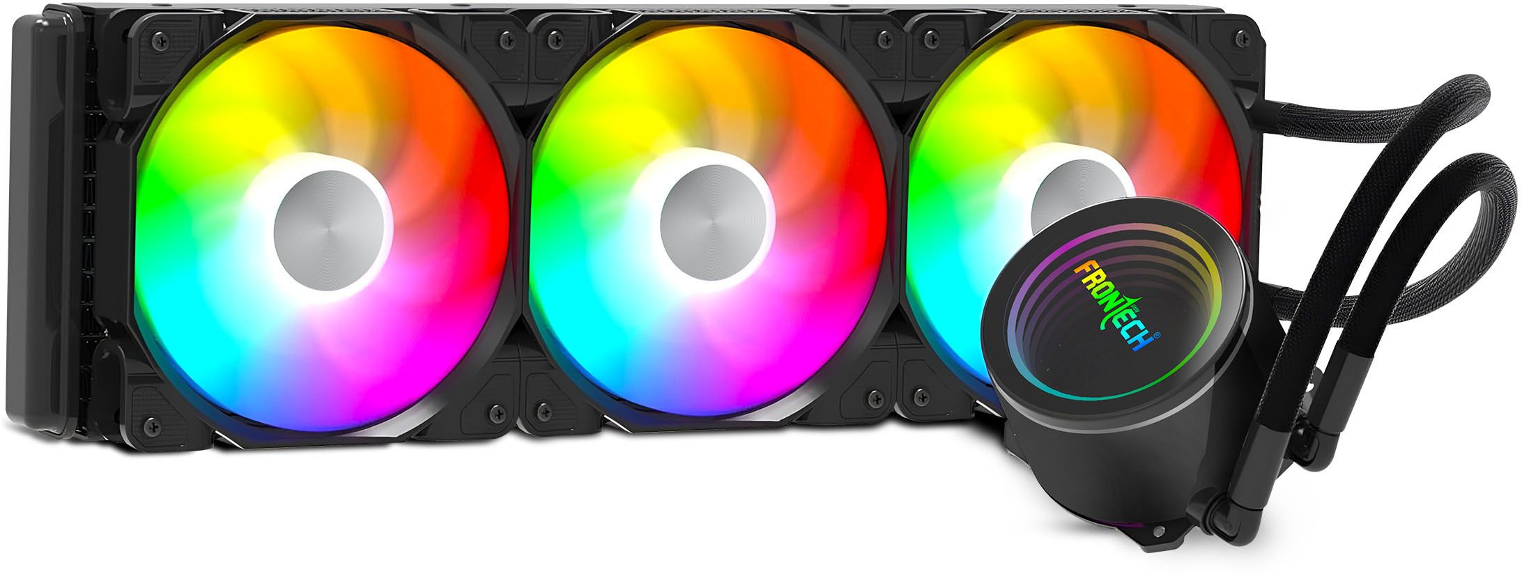 Frontech 360mm AIO Liquid Cooler | ARGB Sync | 1800 RPM PWM Fans | Fan with Heat Sinks Processor Cooler-image-3