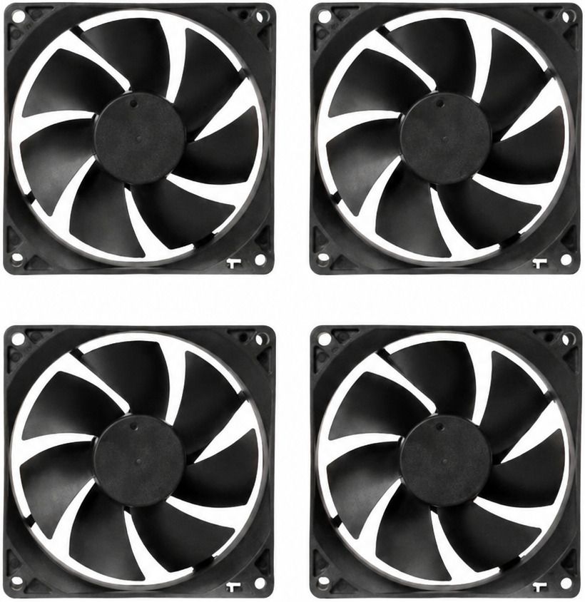 Ledtrix CF120-PWMX(Pack of 4) Cooling Fan Cabinet Cooler-image-9