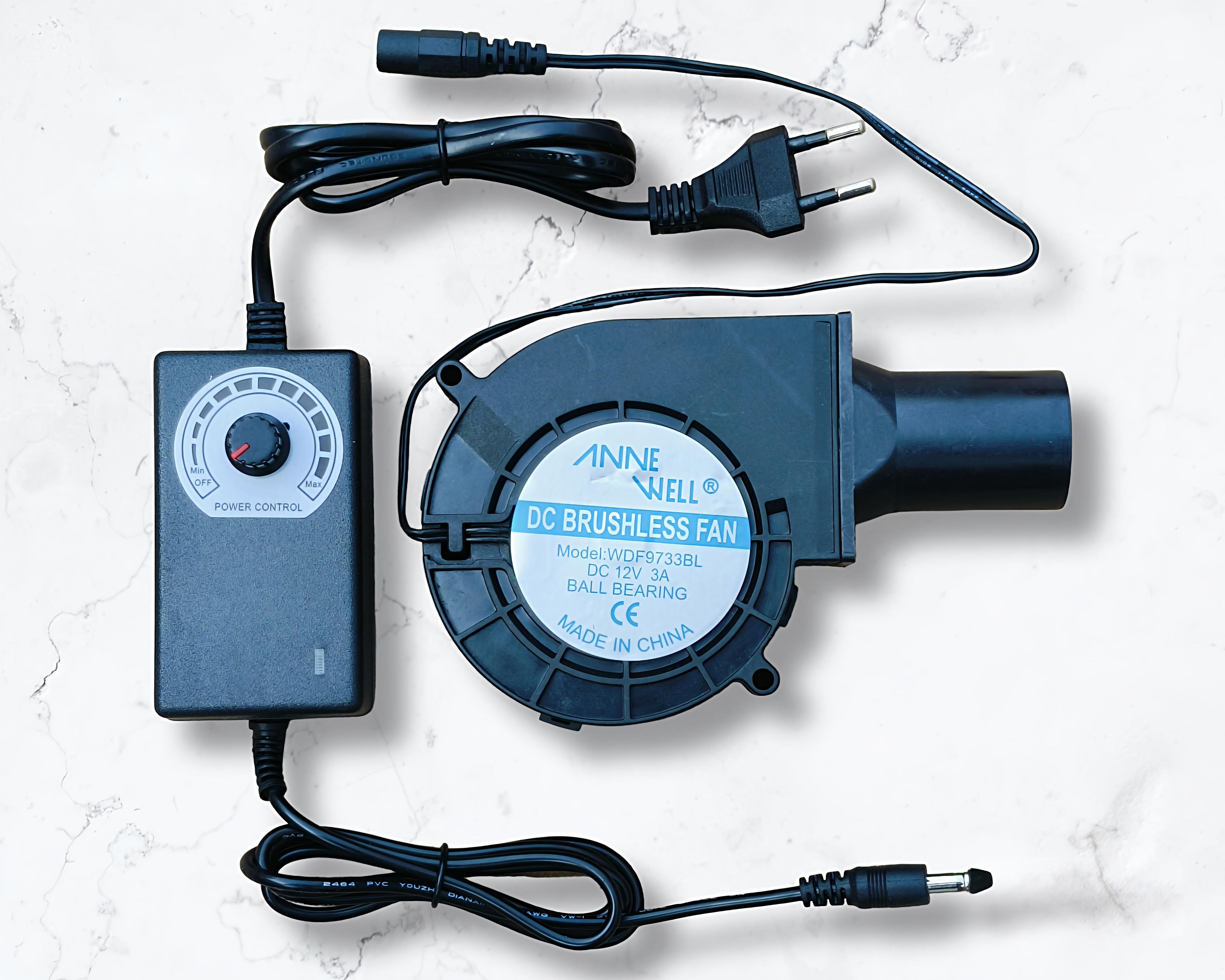 ADA2Z DC 12V 3A HIGH SPEED FAN 7500 RPM COMPLETE STOVE SET Cooling Fan All in one Cooler-image-2