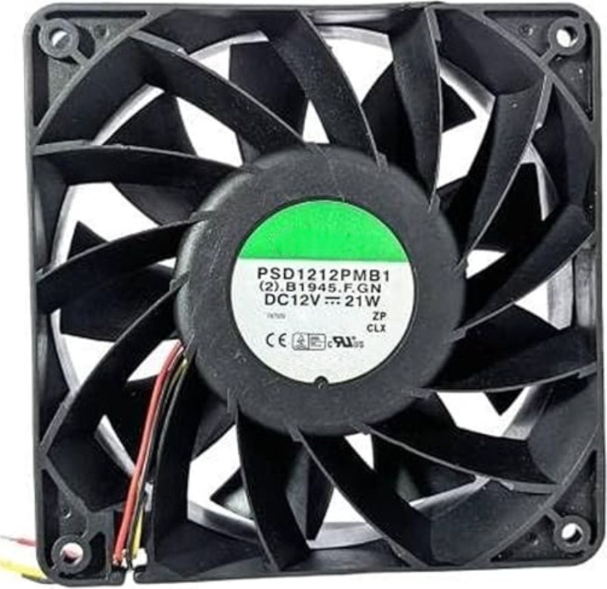 zero defect PSD1212PMB1 12V 21W 120X120X30MM 3 WIRE Cooling Fan All in one Cooler-image-17