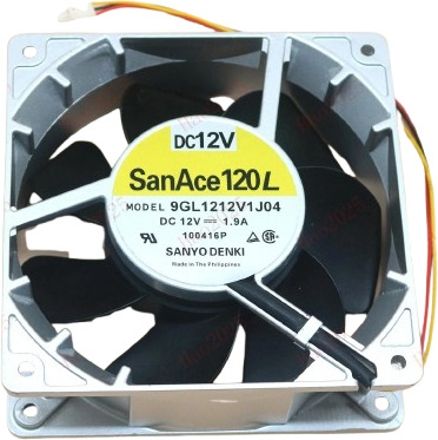 Enormity SanAce 9GL1212J1D04 Axial Fan 12V-1.9A DC Brushless Air Cooling Fan 12038mm 3Pin Cooler-image-44