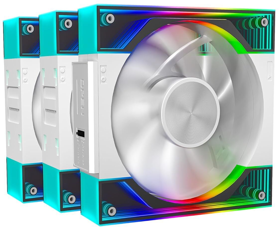 Ant Esports Quartzflow ARGB Kit White Cooling Fan Cabinet Cooler-image-45
