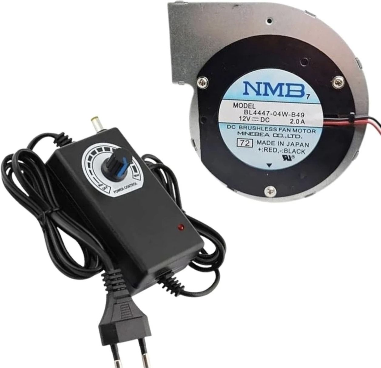 ADA2Z DC Fan 12V-2A+Speed Controller for Outdoor Barbecues,Cooking,Wood Stove Cooling Fan All in one Cooler-image-30