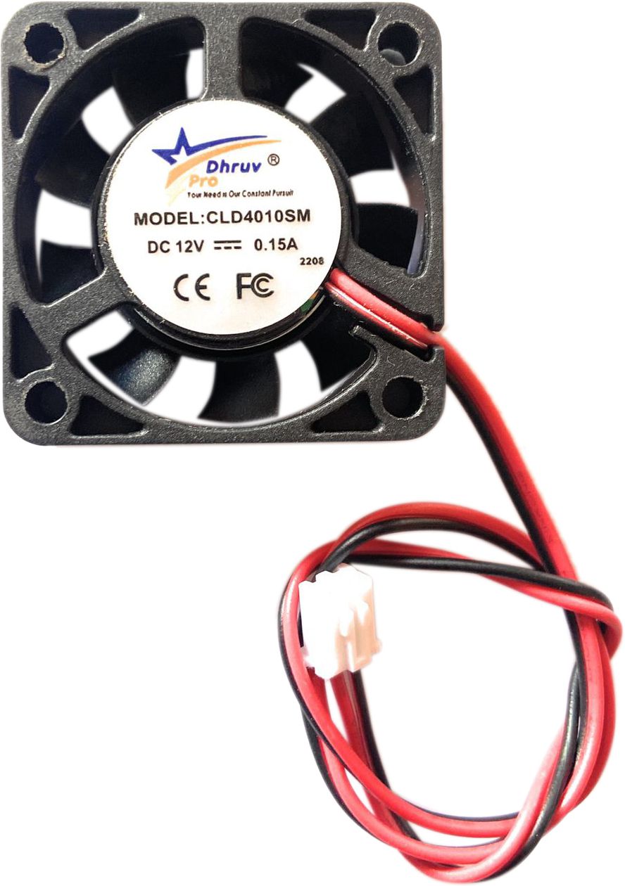 DHRUV-PRO 12V 40X40X10MM 1.5'' 6000-RPM 12V Cooling Cabinet Square Fan Cooling Fan Cabinet Cooler-image-40