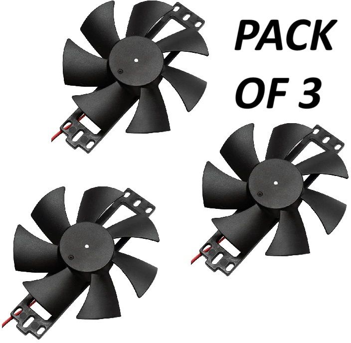 EASTRA PACK OF 3 DV 18V Plastic Brushless Cooling Fan For Induction Cooker Cooler-image-15