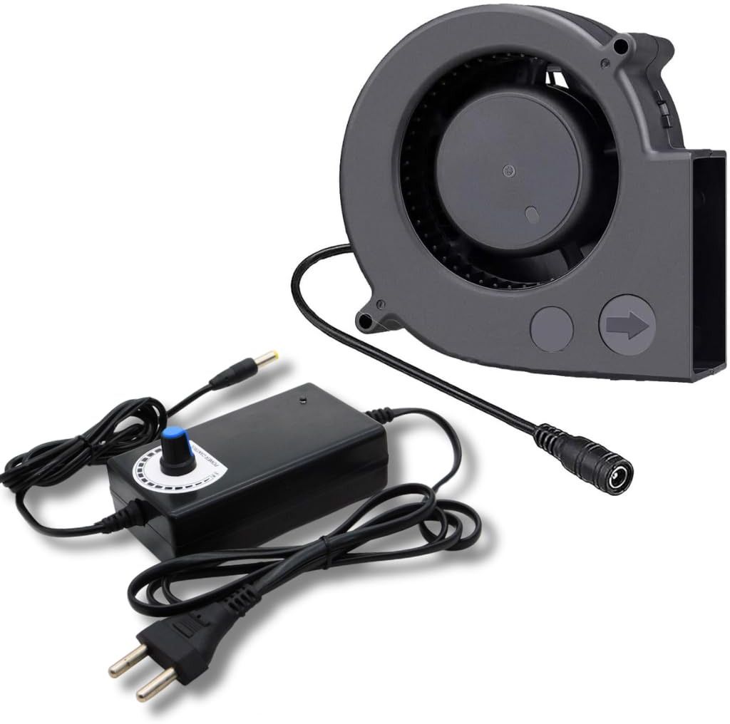 PGSA2Z 12V Blower Fan With Dual Ball Bearings High Airflow, 97x33 MM 110V/220V AC Plug Cooling Fan Cabinet Cooler-image-37