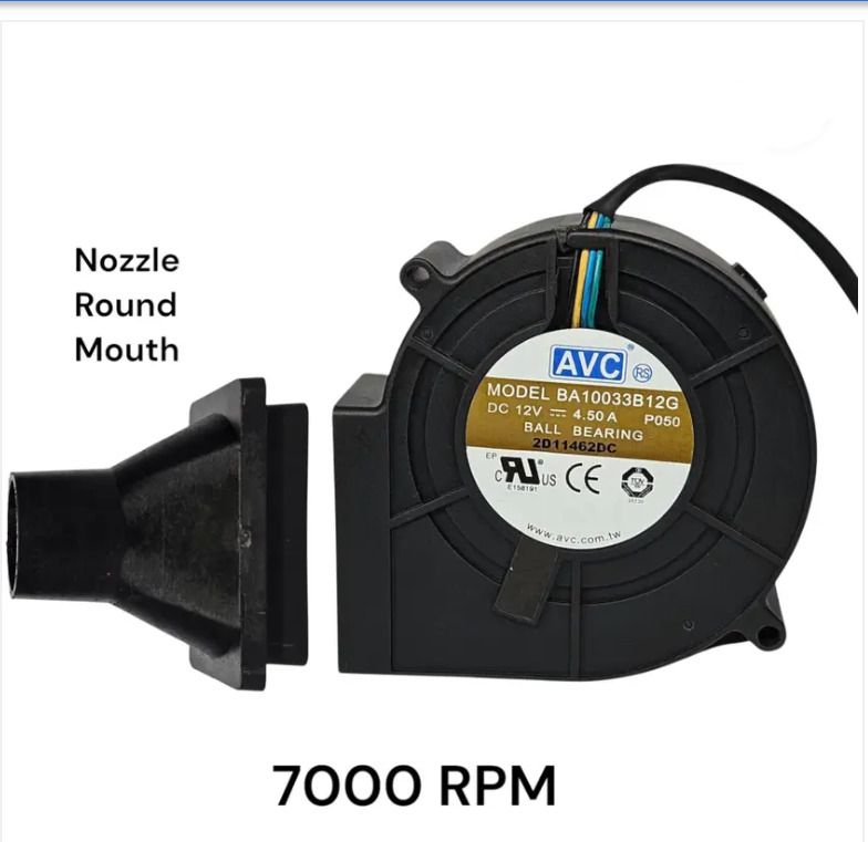 ADMALIK BA10033B12G 12V DC 4.50A 7000RPM DC BLOWER Cooling Fan All in one Cooler-image-24