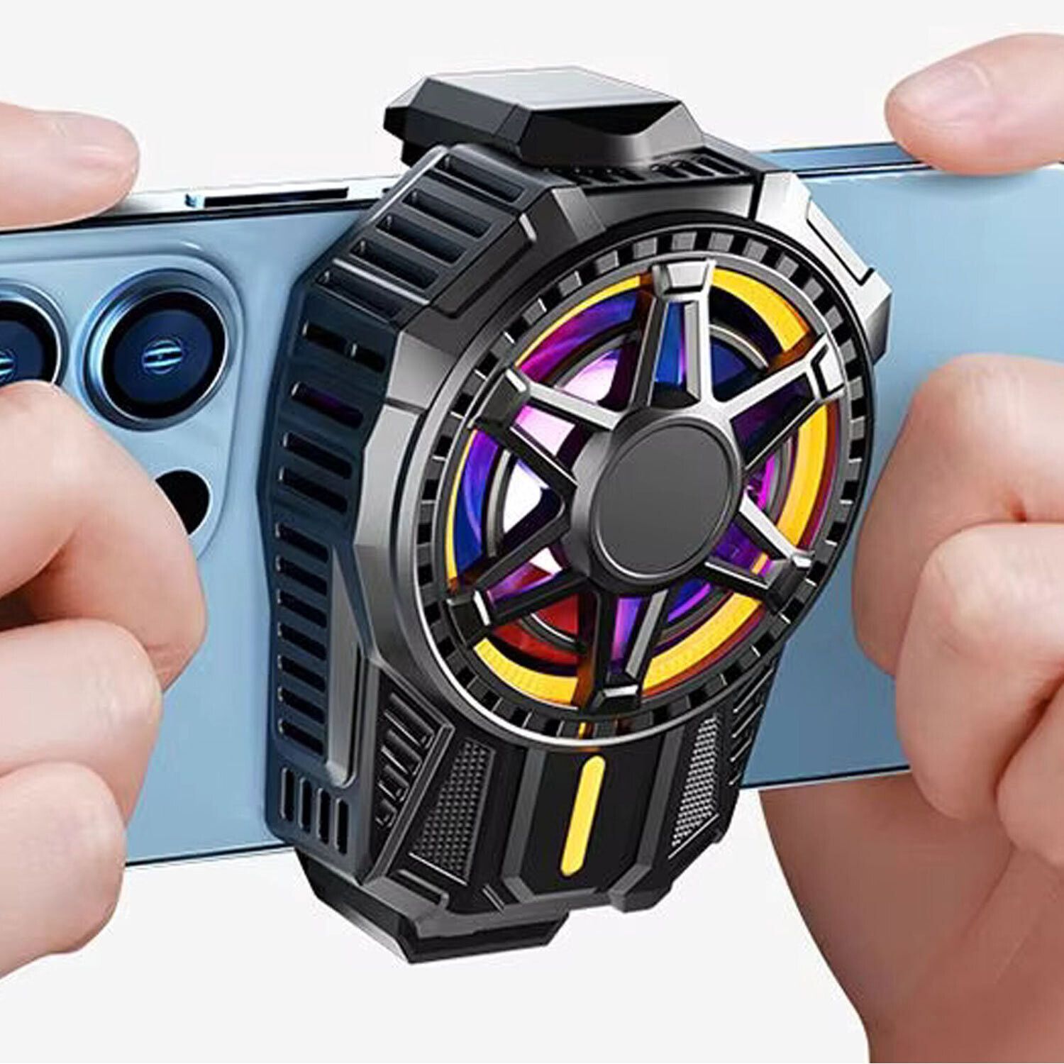 MOOZMOB Mobile Game Cooler Fan for Long Filming Mobile Gaming Phone 1 Fan Cooling Pad-image-5