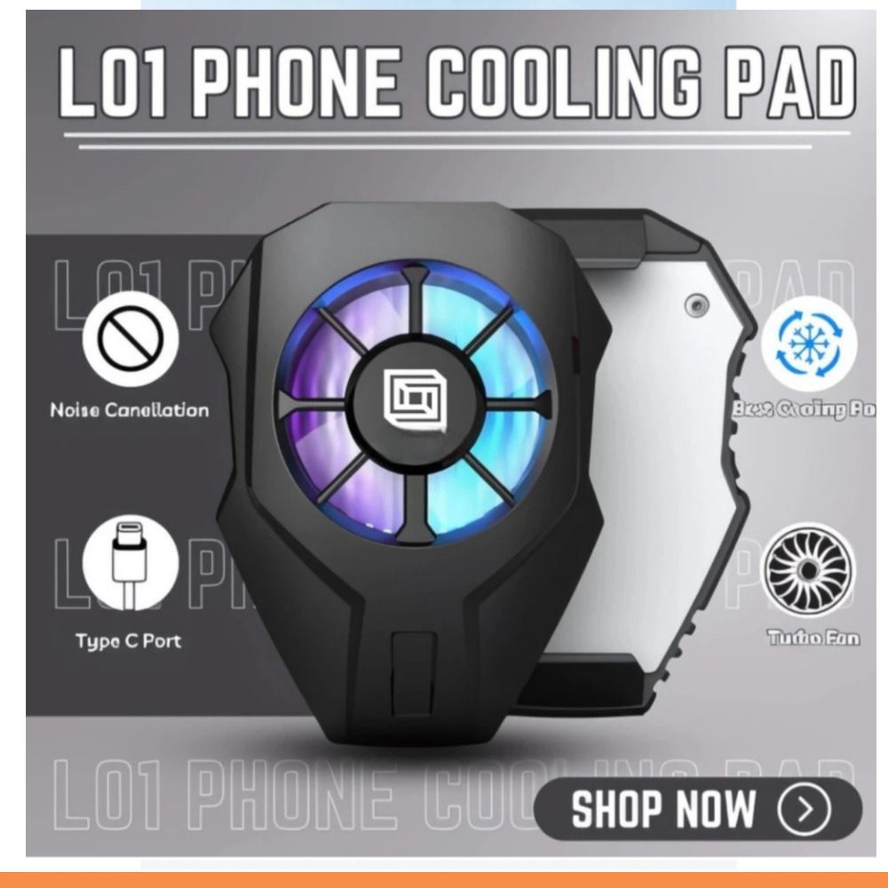MDPB Arctic Pro L-01 Mobile Radiator Semiconductor For Pubg Free Fire @915 1 Fan Ergonomic Cooling Pad with Adjustable Height-image-32