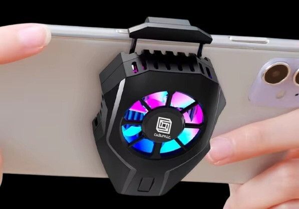 cubonic l-01 pubg cooler, mobile game portable cooler, usb powered smartphone 1 fan ergonomic cooling pad with adjustable height