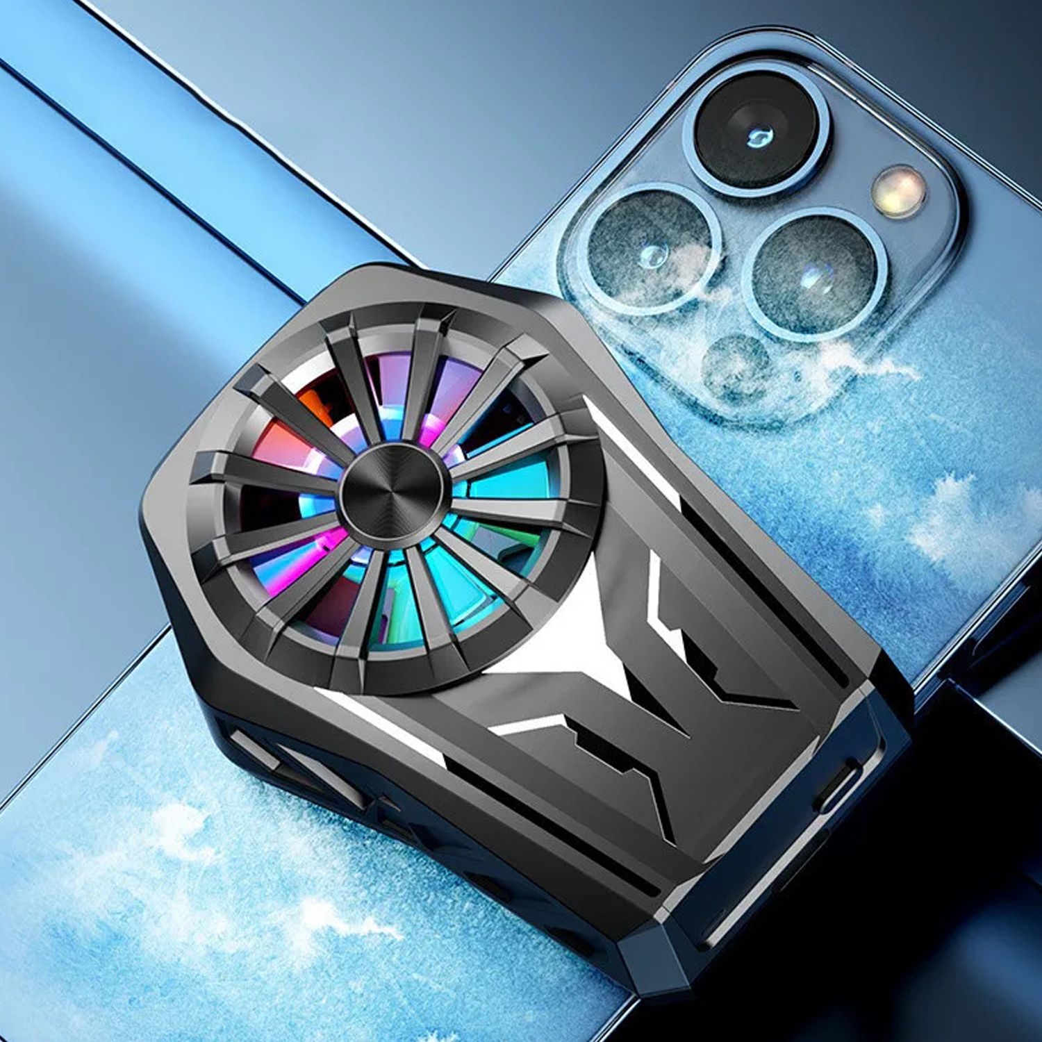 MOOZMOB L08 Phone Cooling Fan Mobile Cooler 1 Fan Cooling Pad-image-24