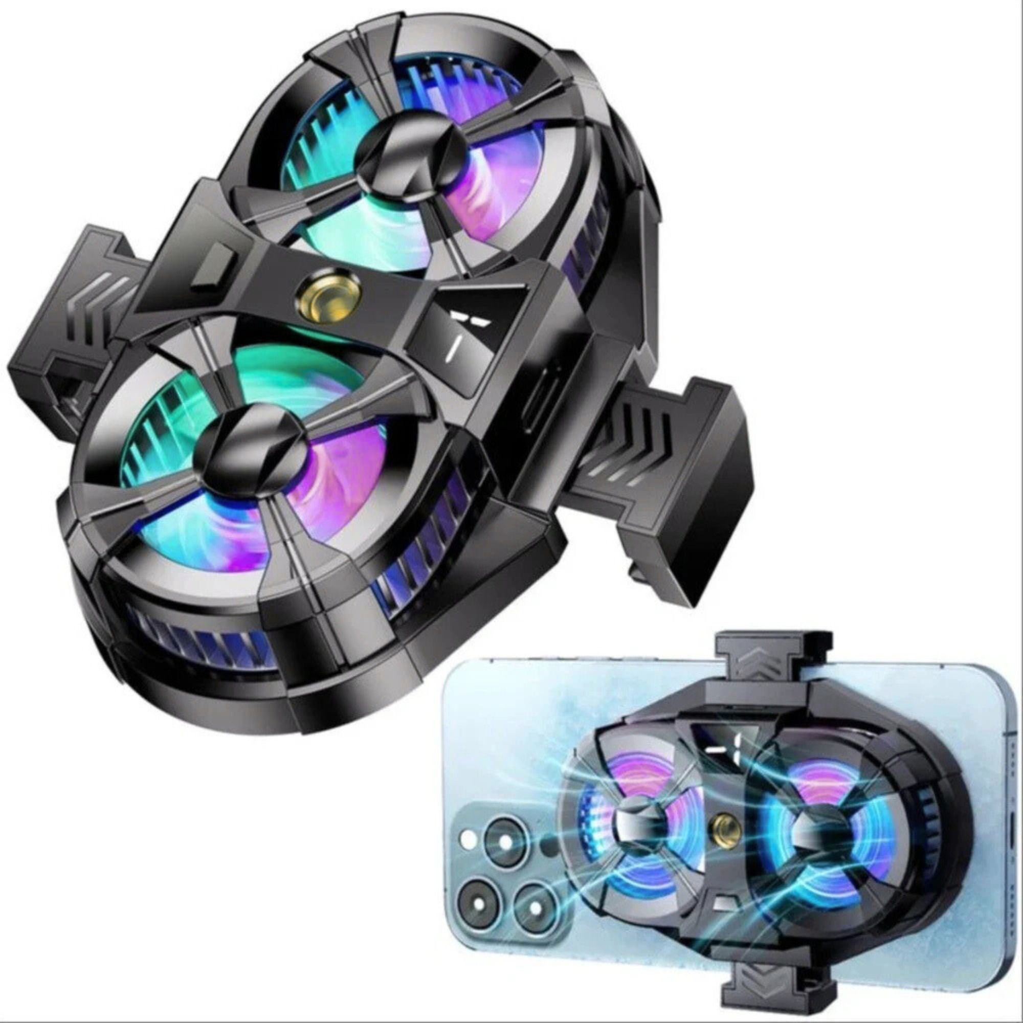 DRUMSTONE Magnetic Mobile Fan – Hands-Free, Quiet Cooling for Lag-Free Gaming & Use Ergonomic Cooling Pad with Adjustable Height-picture-23