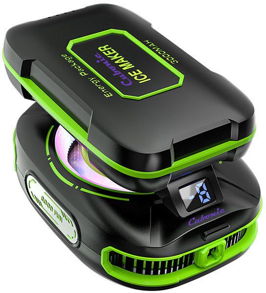 Cubonic Frostrix Power AI, Quiet Fan+PowerCore 3000mah Wireless Battery Pack 1 Fan Ergonomic Cooling Pad with Adjustable Height-image-28