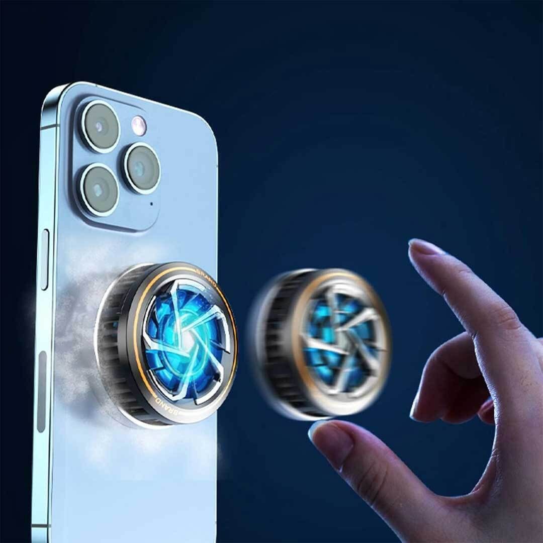 Cubonic DY18 Mobile Radiator Semiconductor Compatible with Magsafe and Smartphones 1 Fan Cooling Pad-image-34