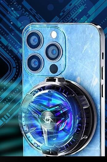 ElectroEra Enterprise Cooling Mobile AC Fan Radiator Magnetic Mobile Cooler for Gaming 1 Fan Ergonomic Cooling Pad with Adjustable Height-image-13