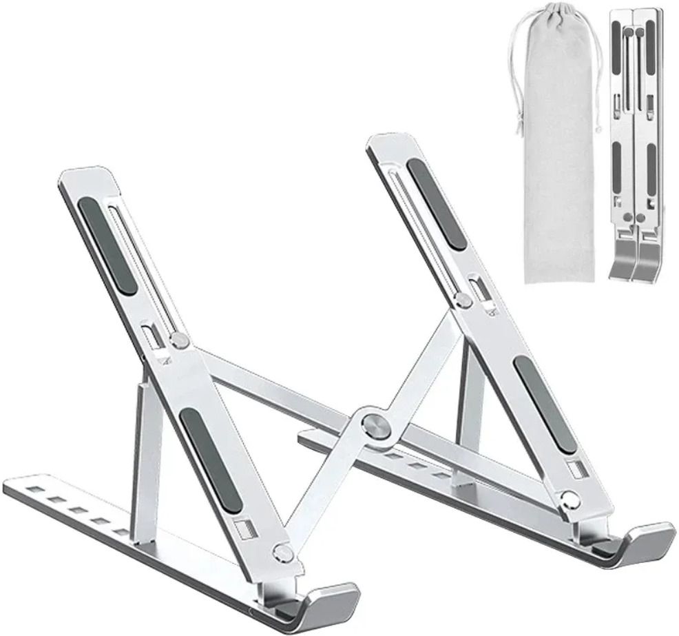 Cipto Folding Portable Adjustment Desktop Laptop Holder Stand Cooling Pad-image-16