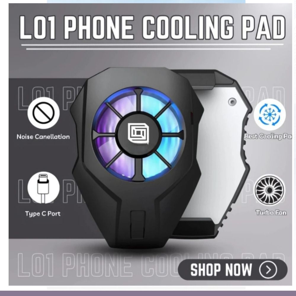 MDPB Arctic Pro L-01 Mobile Radiator Semiconductor For Pubg Free Fire @912 1 Fan Ergonomic Cooling Pad with Adjustable Height-image-33