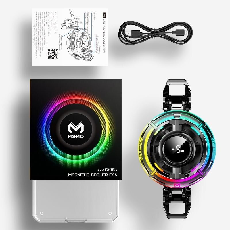 PAPLAJ ENTERPRISES Mono CX15 Mobile Cooling Fan for Gaming with RGB LED & Fast Cooling 1 Fan Ergonomic Cooling Pad with Adjustable Height-image-24