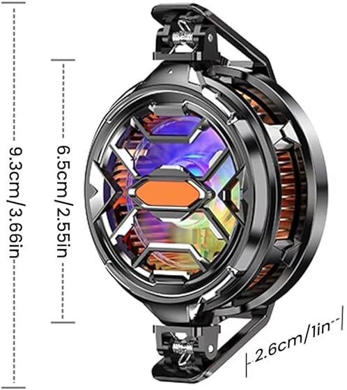 A CONNECT Z FS03 Mobile Gaming Cooling Radiator Fan for Mobile Gaming Cooling Pad-picture-31