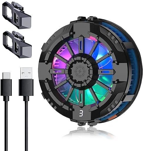 SSR Mobile Cooling Pad Mobile Cooler Gaming Fan for Instant Cooling Advanced 1 Fan Cooling Pad with Adjustable Height-image-5