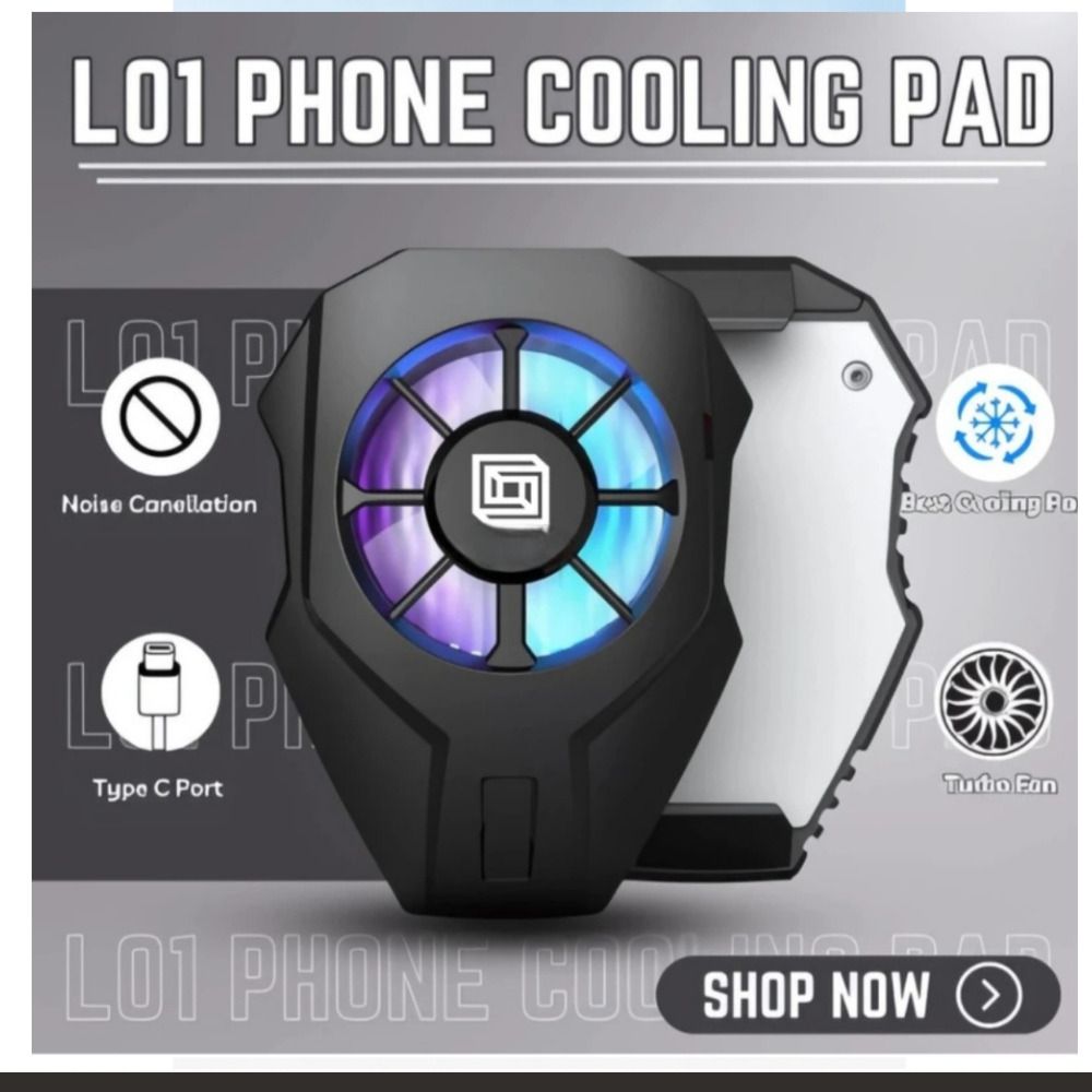 MDPB Arctic Pro L-01 Mobile Radiator Semiconductor For Pubg Free Fire @911 1 Fan Ergonomic Cooling Pad with Adjustable Height-image-31