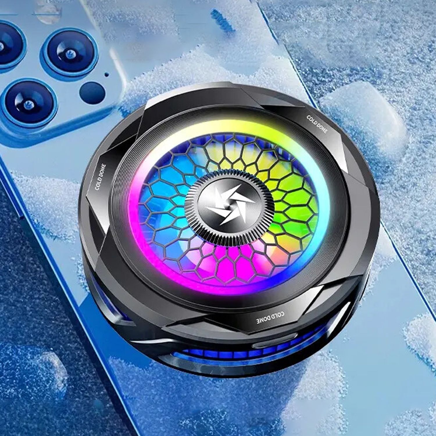 MOBIZAC SL25 Mobile Cooler for Gaming Fan for Game Long Filming Mobile Gaming Cooling Pad-image-1